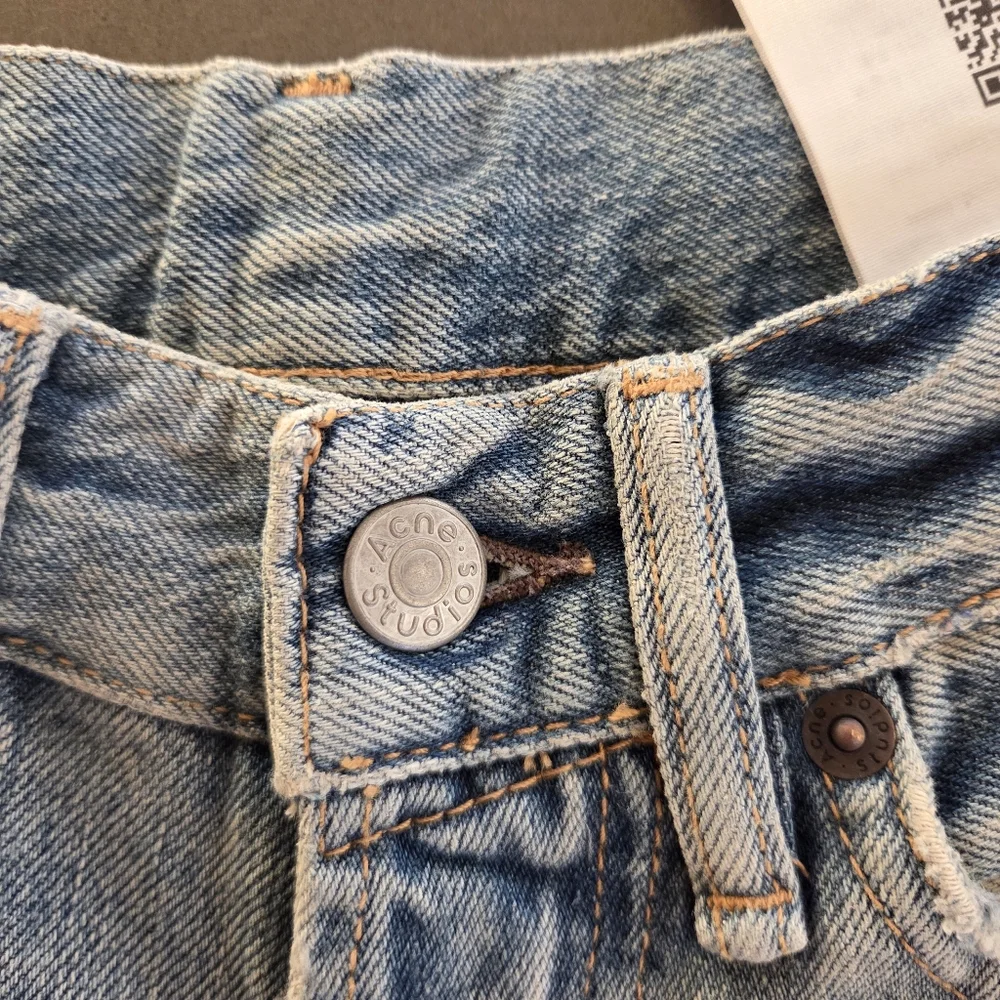 Acne Studios Womens 1981 Trafalgar Jeans Size XXXS Paint Splatter NWT $730 - Picture 8 of 16